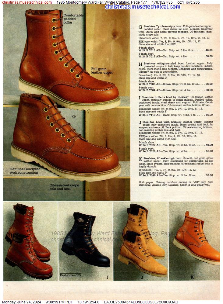 1985 Montgomery Ward Fall Winter Catalog, Page 177