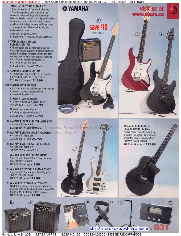 2006 Sears Christmas Book (Canada), Page 847