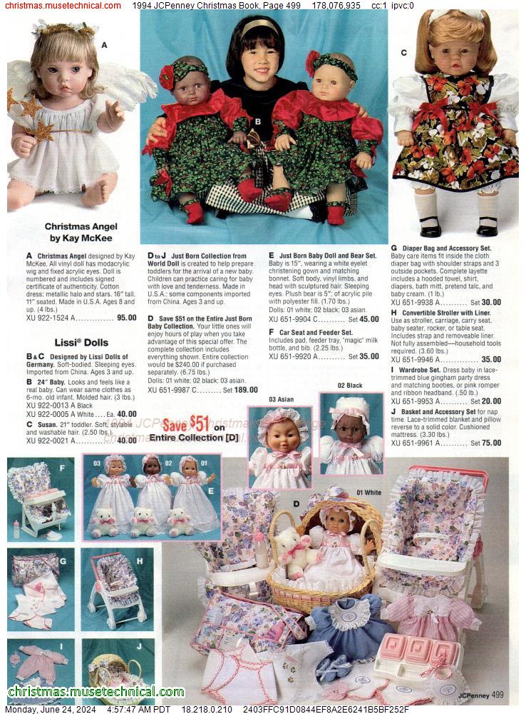 1994 JCPenney Christmas Book, Page 499