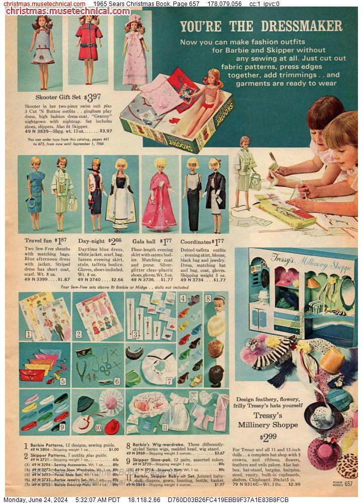 1965 Sears Christmas Book, Page 657