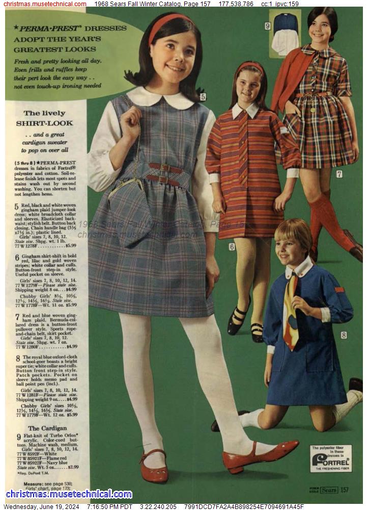 1968 Sears Fall Winter Catalog, Page 157