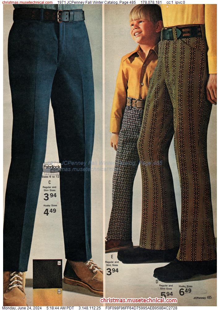 1971 JCPenney Fall Winter Catalog, Page 485