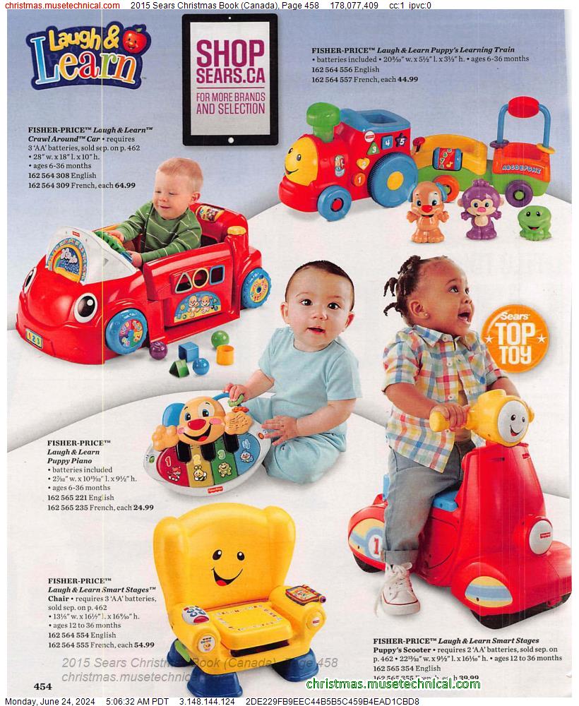 2015 Sears Christmas Book (Canada), Page 458