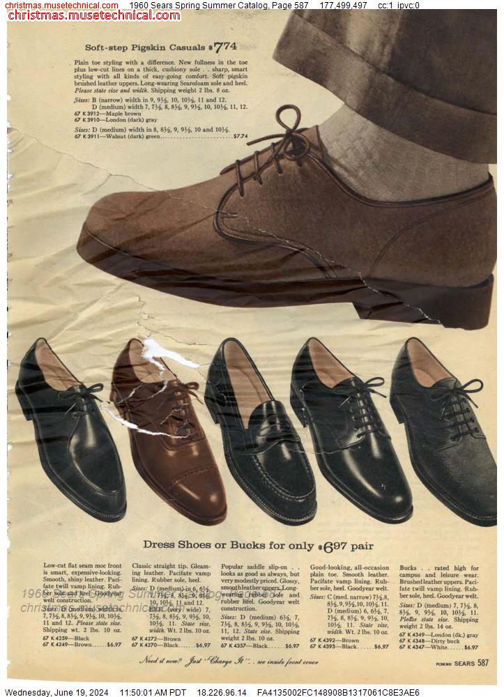 1960 Sears Spring Summer Catalog, Page 587