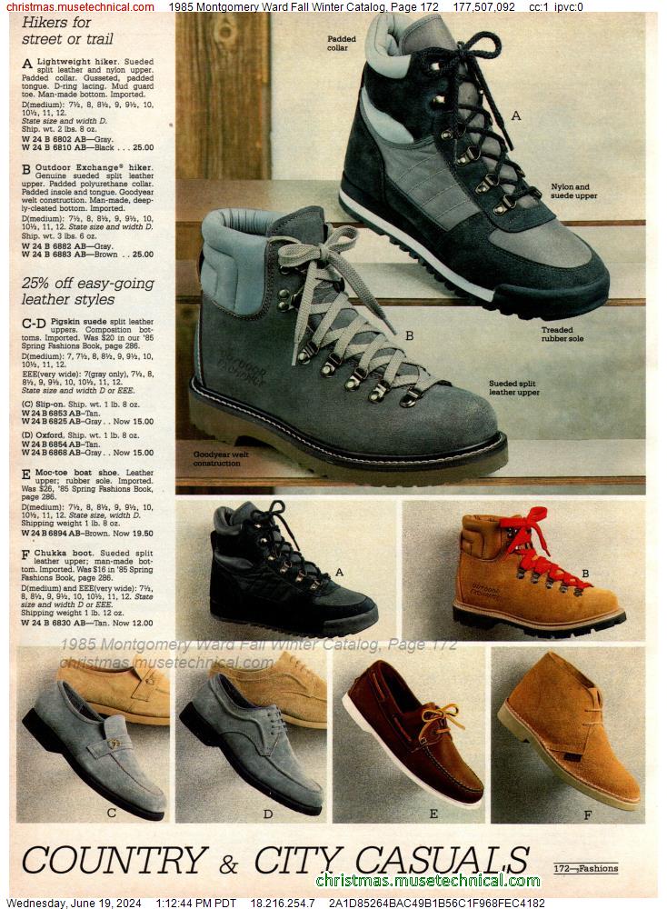 1985 Montgomery Ward Fall Winter Catalog, Page 172