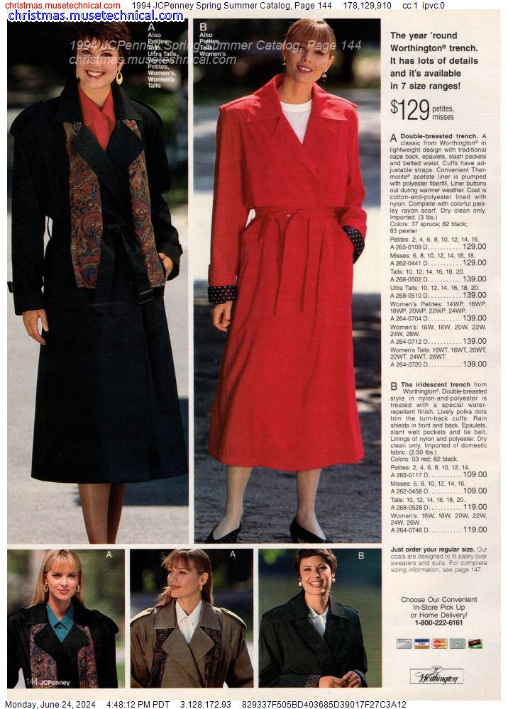 1994 JCPenney Spring Summer Catalog, Page 144