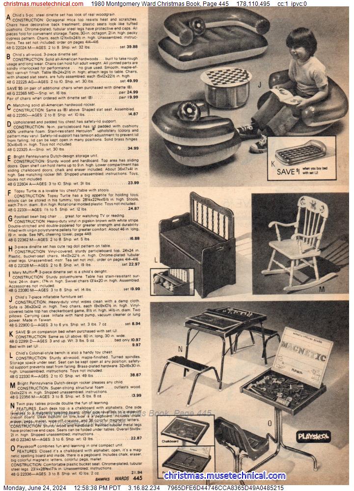 1980 Montgomery Ward Christmas Book, Page 445