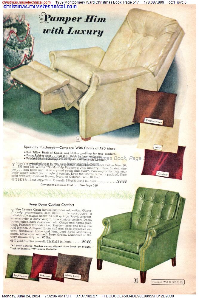 1959 Montgomery Ward Christmas Book, Page 517