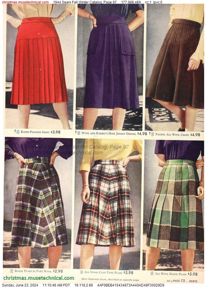 1944 Sears Fall Winter Catalog, Page 97