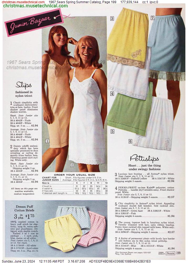 1967 Sears Spring Summer Catalog, Page 199