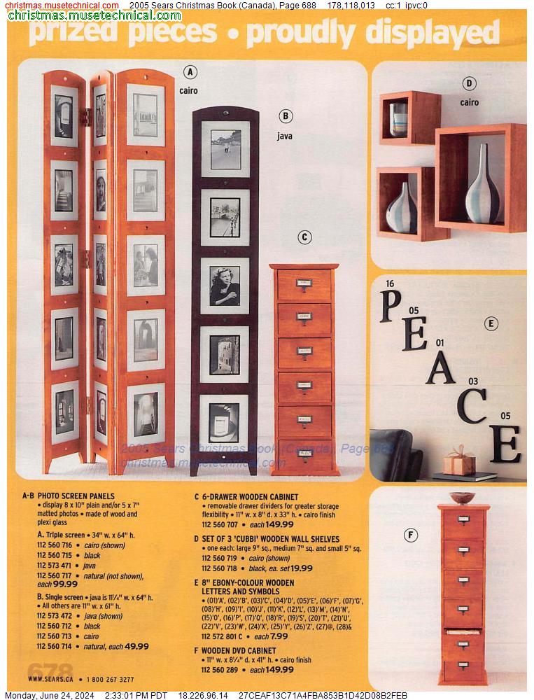 2005 Sears Christmas Book (Canada), Page 688