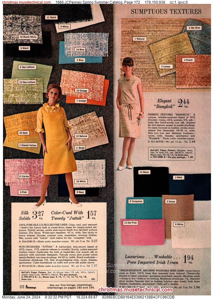 1966 JCPenney Spring Summer Catalog, Page 172