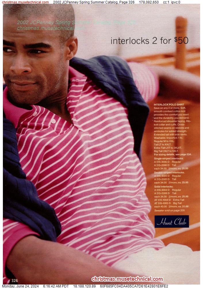 2002 JCPenney Spring Summer Catalog, Page 326