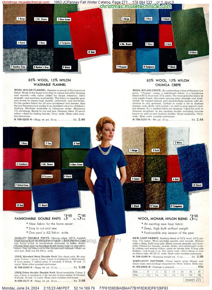 1963 JCPenney Fall Winter Catalog, Page 271
