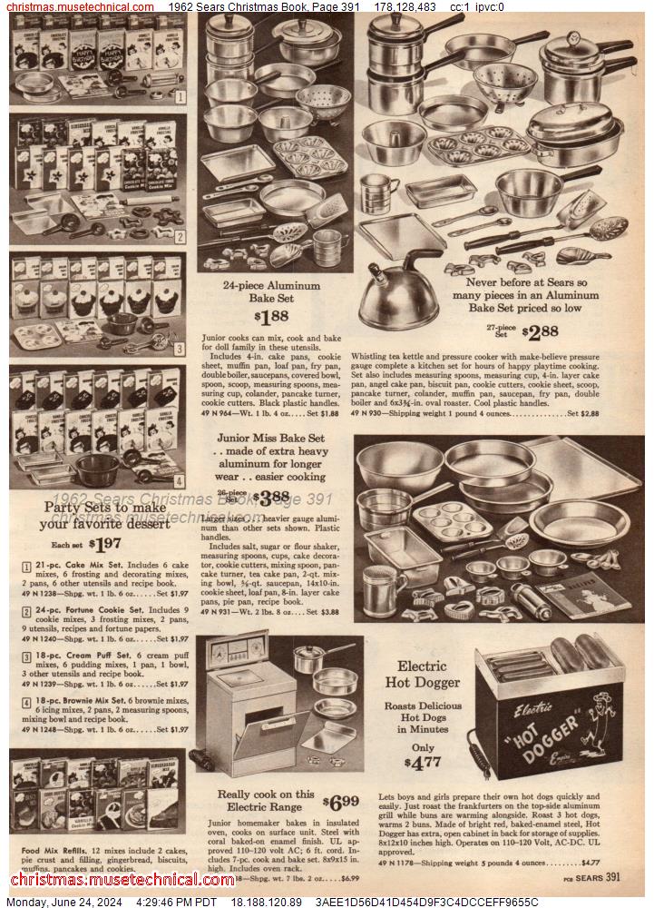 1962 Sears Christmas Book, Page 391