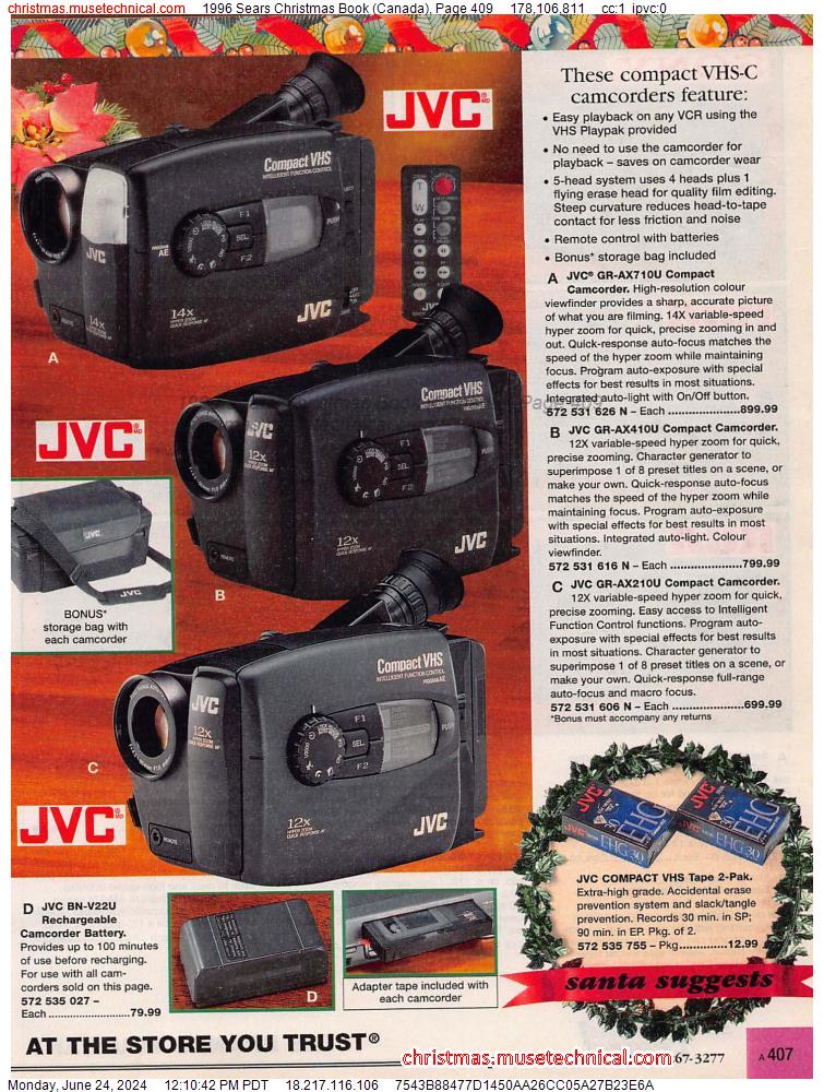 1996 Sears Christmas Book (Canada), Page 409