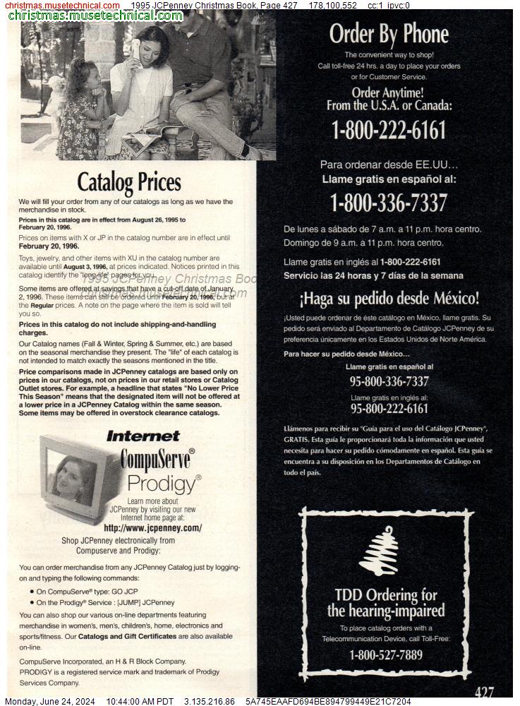 1995 JCPenney Christmas Book, Page 427