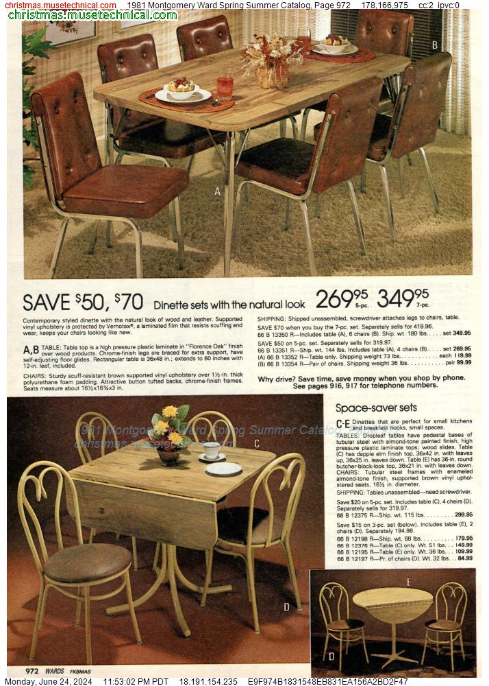 1981 Montgomery Ward Spring Summer Catalog, Page 972
