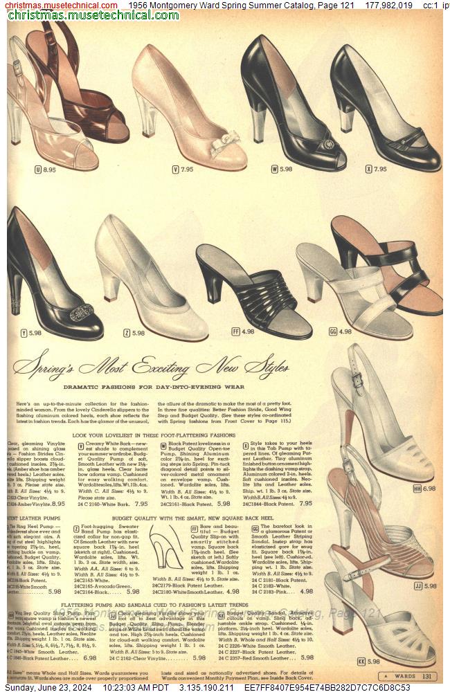 1956 Montgomery Ward Spring Summer Catalog, Page 121