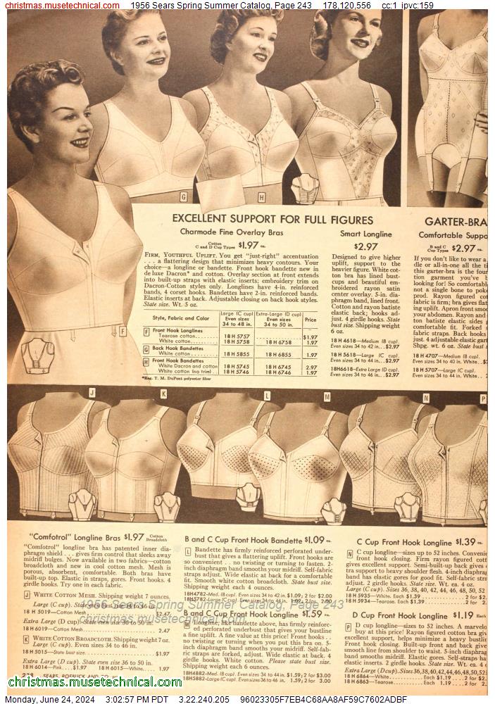 1956 Sears Spring Summer Catalog, Page 243