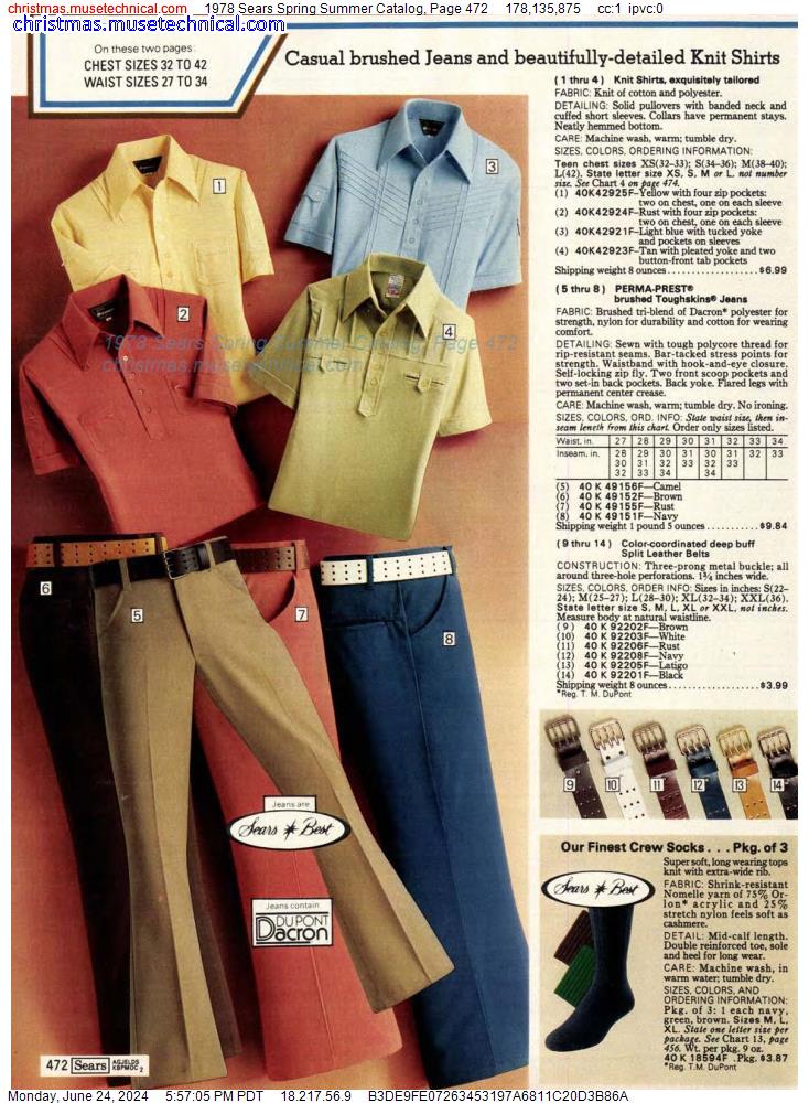 1978 Sears Spring Summer Catalog, Page 472