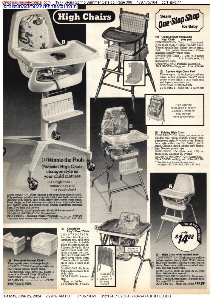 1977 Sears Spring Summer Catalog, Page 390
