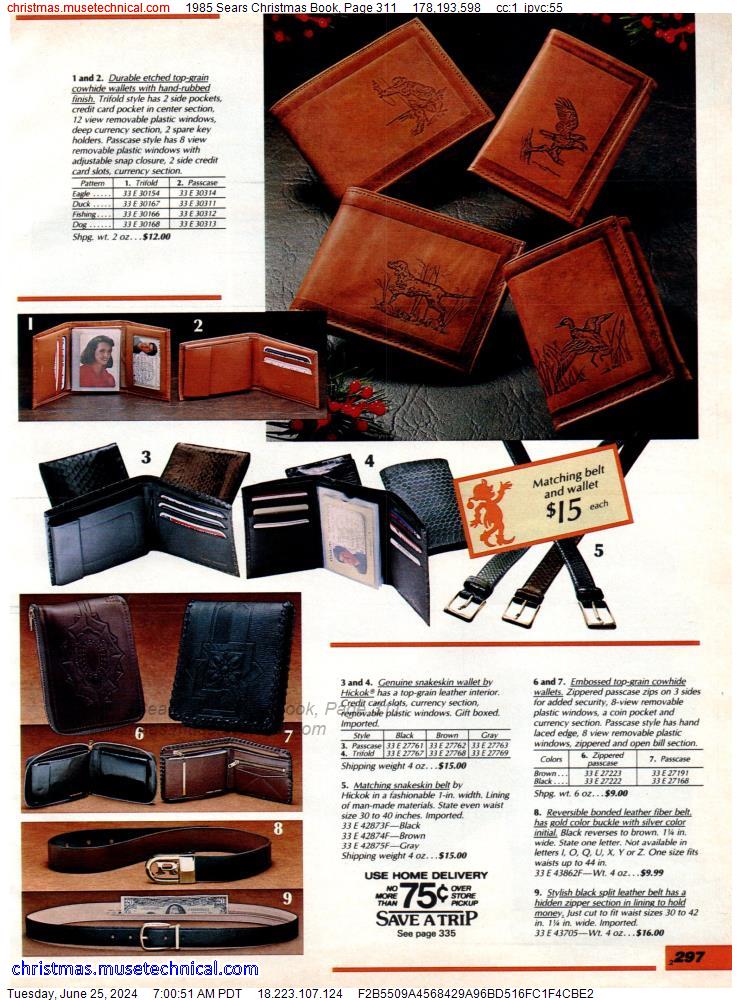 1985 Sears Christmas Book, Page 311