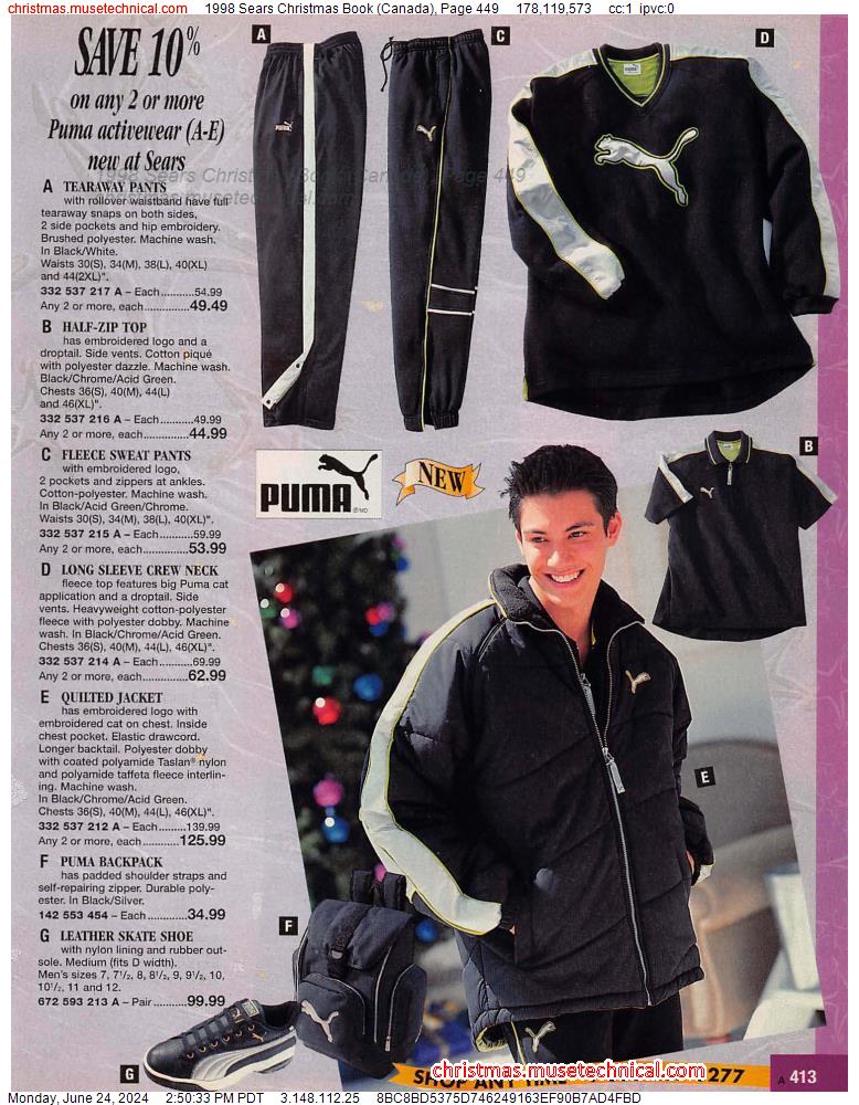 1998 Sears Christmas Book (Canada), Page 449