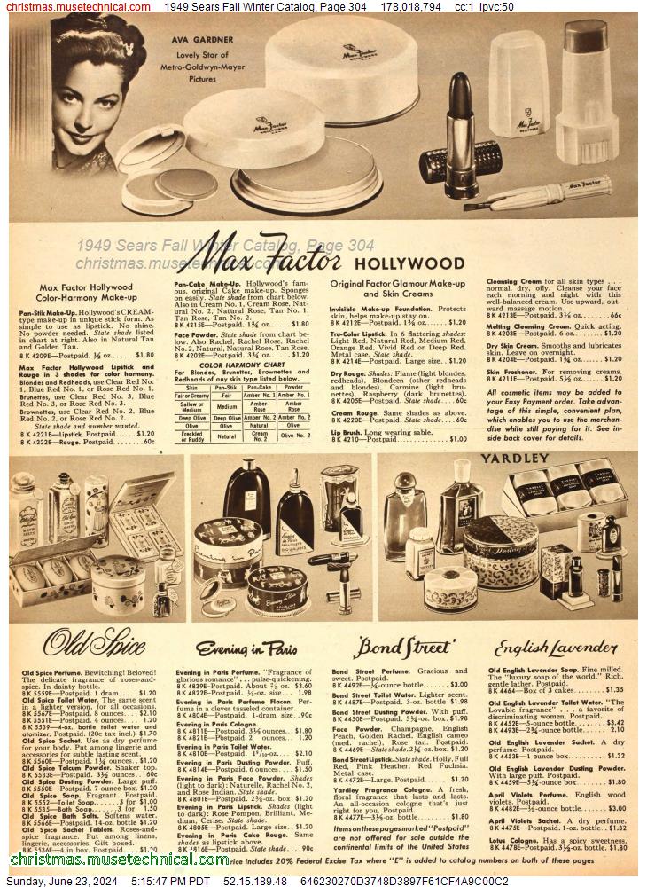 1949 Sears Fall Winter Catalog, Page 304