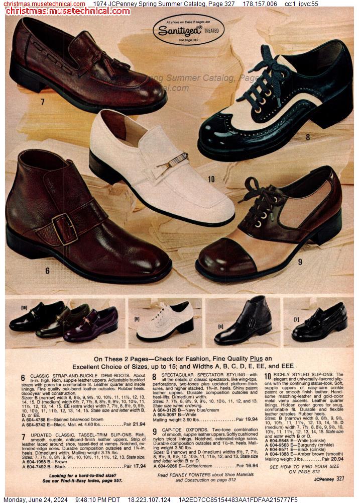 1974 JCPenney Spring Summer Catalog, Page 327