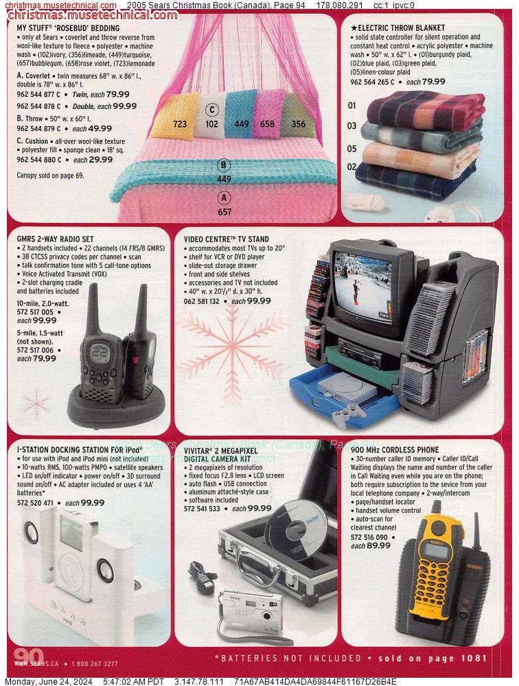 2005 Sears Christmas Book (Canada), Page 94
