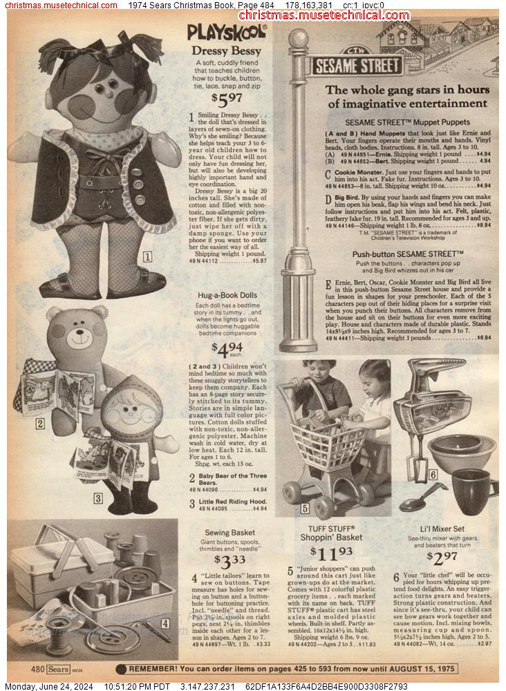 1974 Sears Christmas Book, Page 484
