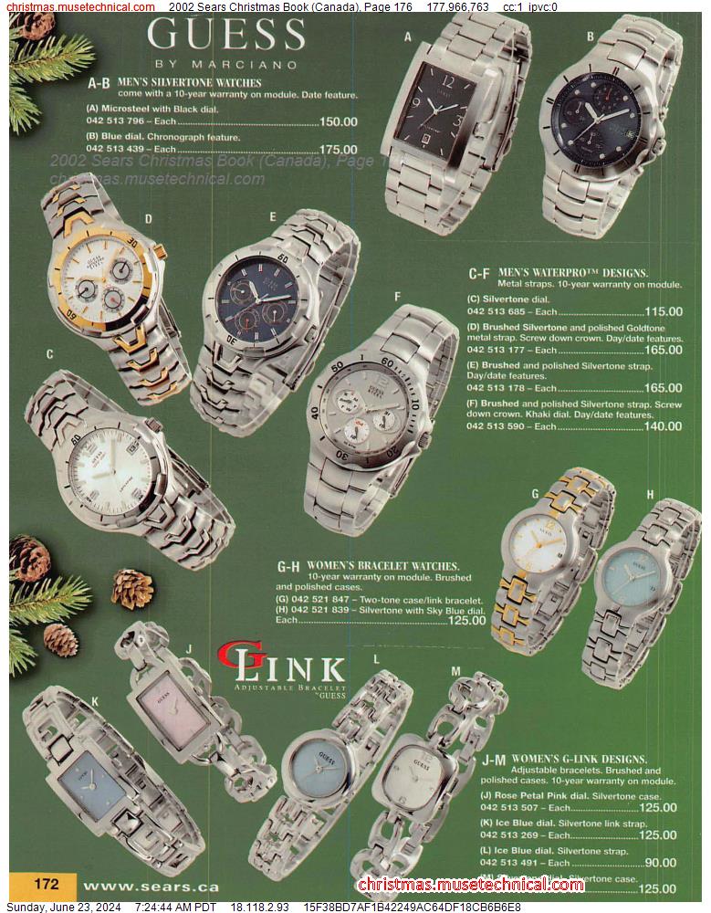 2002 Sears Christmas Book (Canada), Page 176