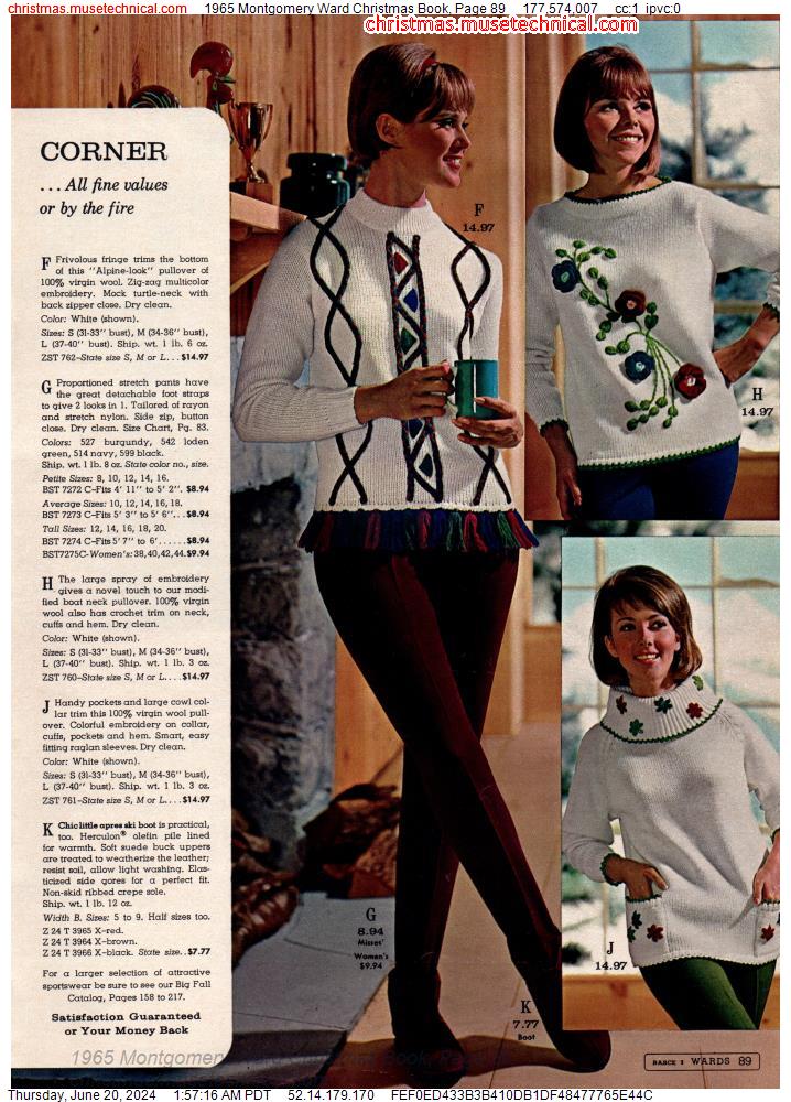 1965 Montgomery Ward Christmas Book, Page 89