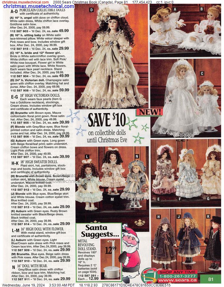 2000 Sears Christmas Book (Canada), Page 81