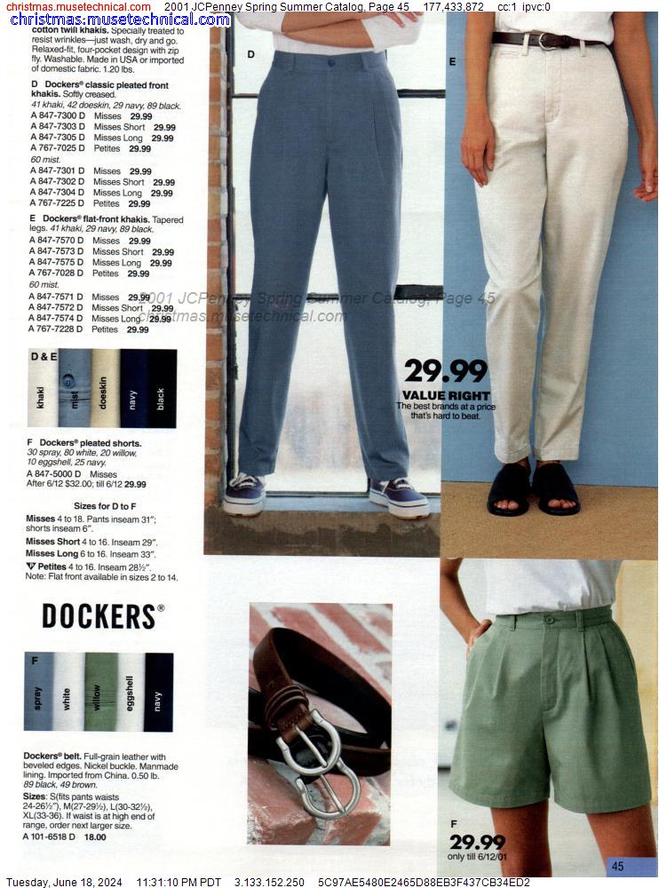 2001 JCPenney Spring Summer Catalog, Page 45