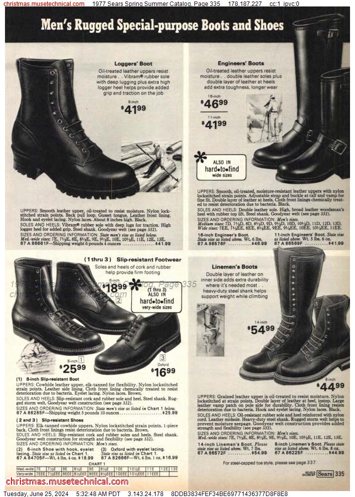 1977 Sears Spring Summer Catalog, Page 335
