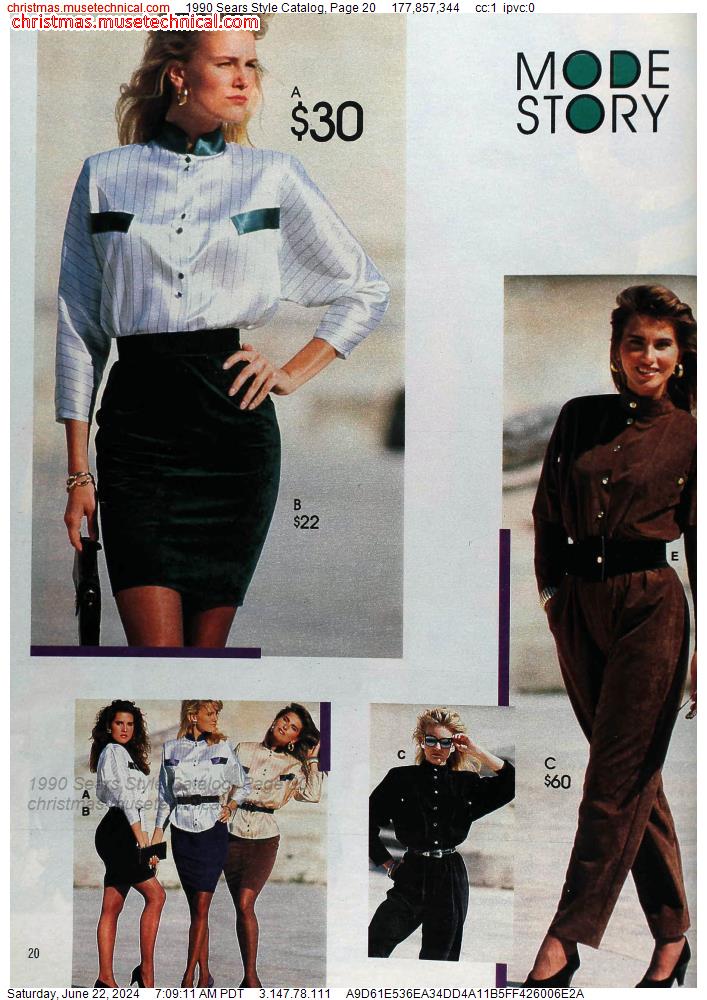 1990 Sears Style Catalog, Page 20