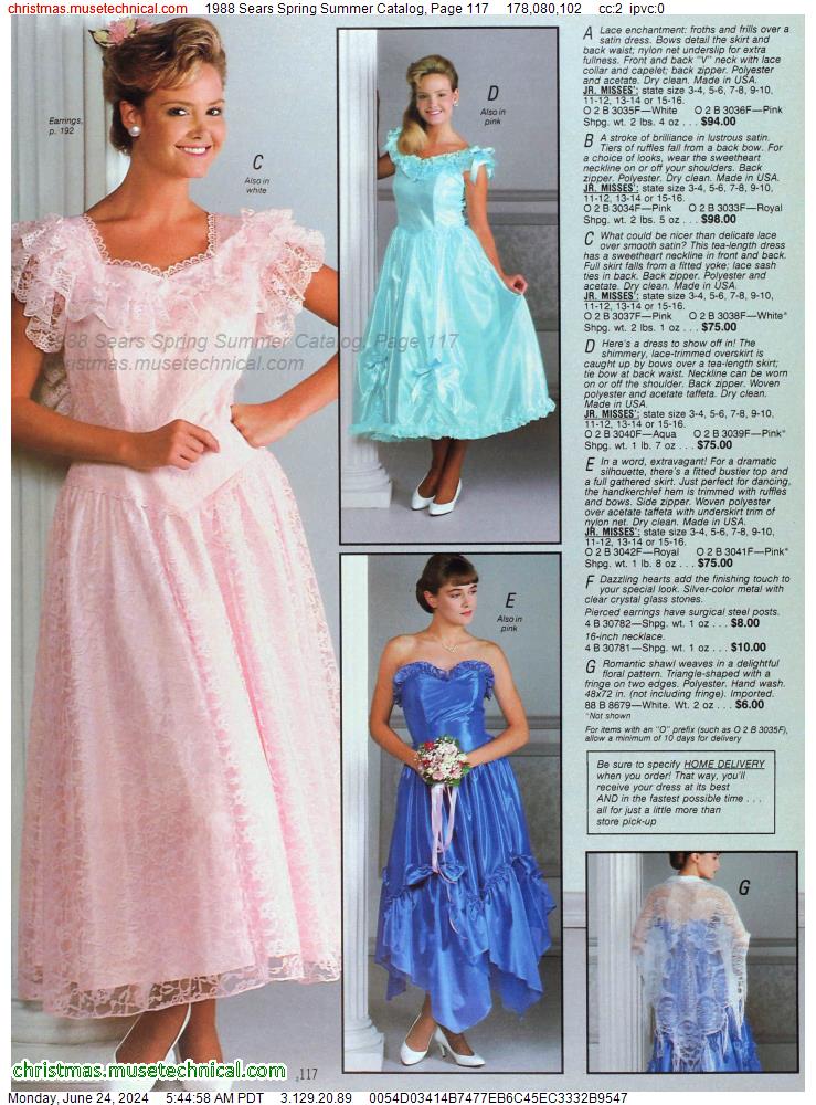 1988 Sears Spring Summer Catalog, Page 117