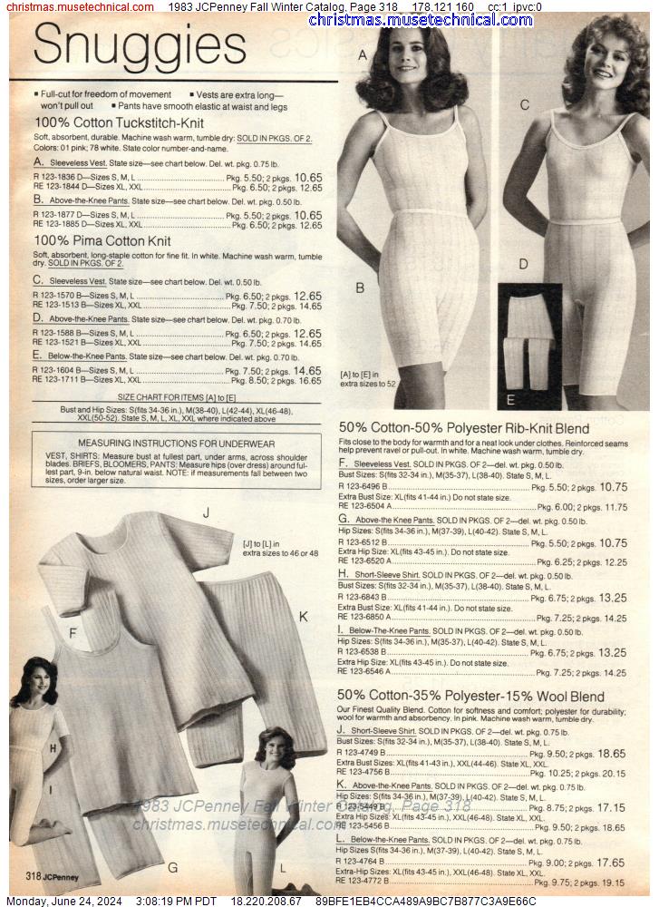 1983 JCPenney Fall Winter Catalog, Page 318