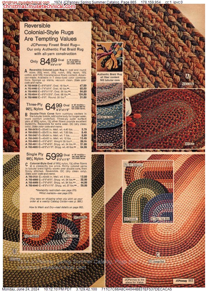 1974 JCPenney Spring Summer Catalog, Page 865