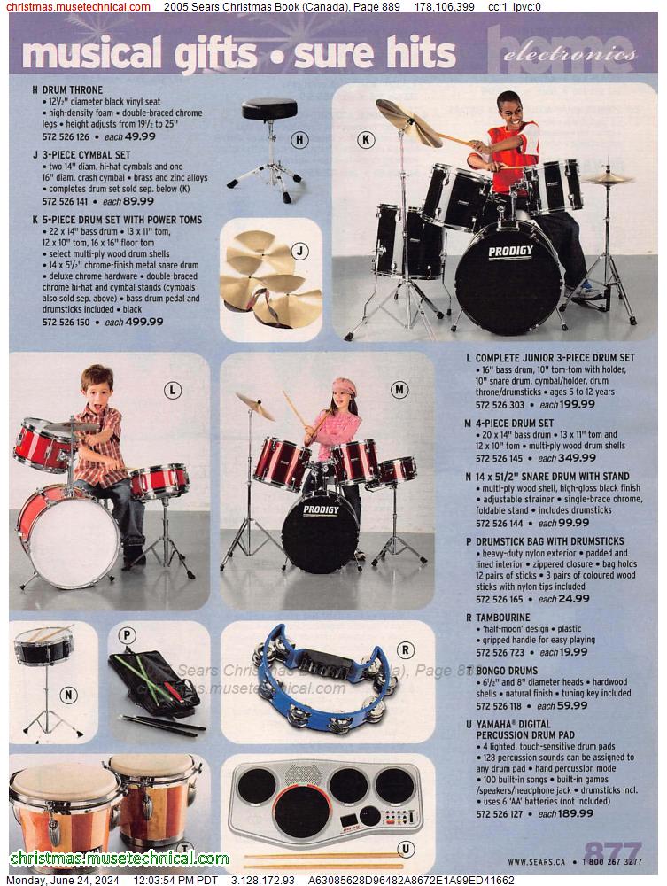 2005 Sears Christmas Book (Canada), Page 889