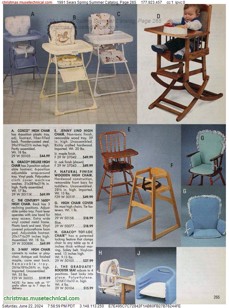 1991 Sears Spring Summer Catalog, Page 265