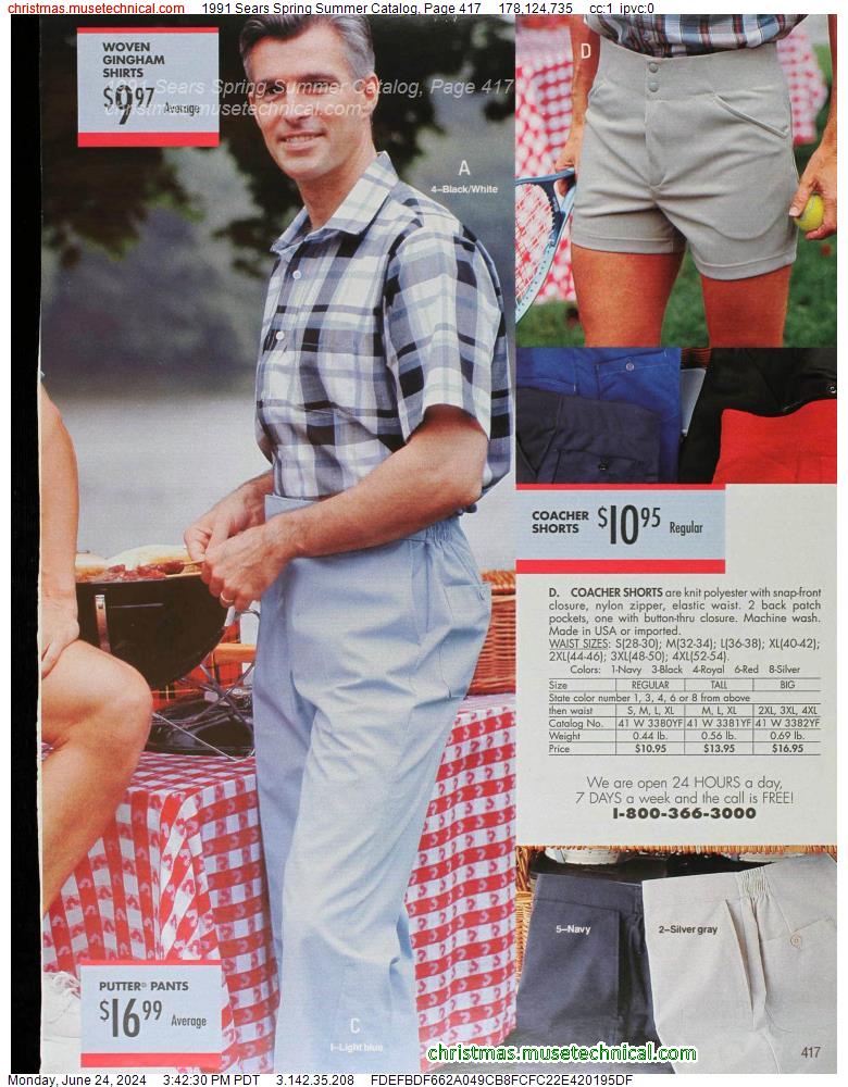 1991 Sears Spring Summer Catalog, Page 417