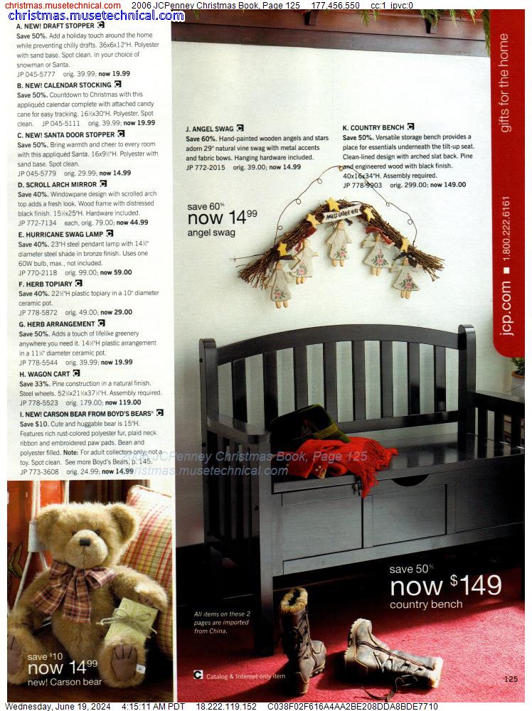 2006 JCPenney Christmas Book, Page 125