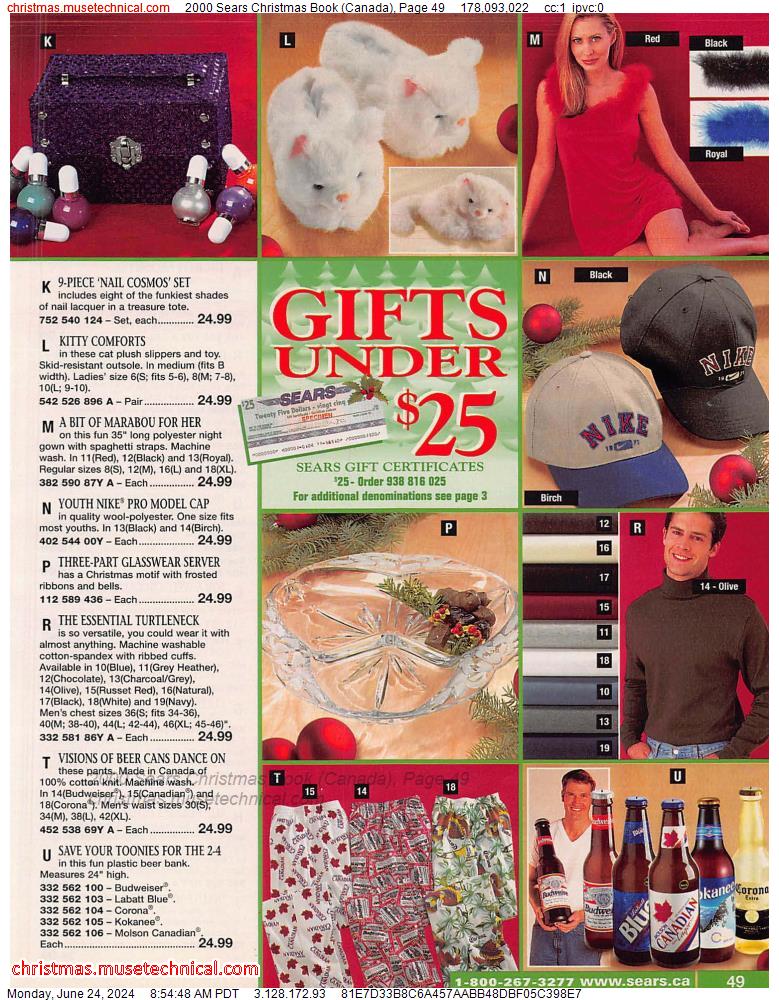 2000 Sears Christmas Book (Canada), Page 49