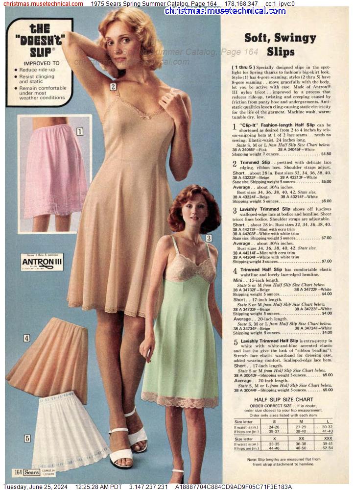 1975 Sears Spring Summer Catalog, Page 164
