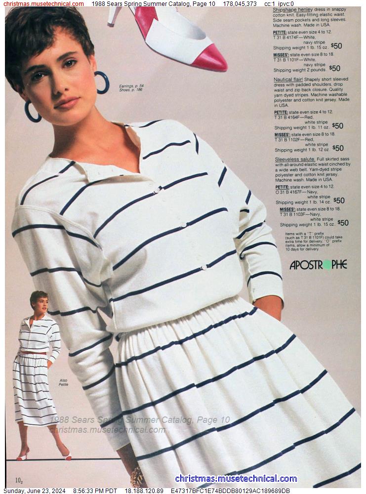 1988 Sears Spring Summer Catalog, Page 10