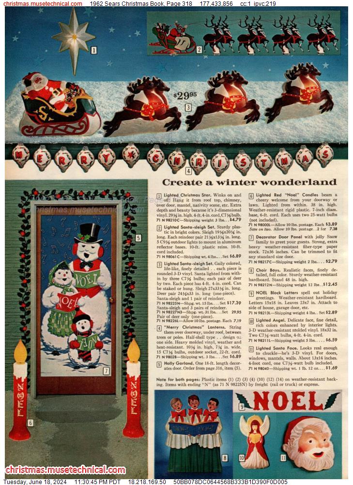 1962 Sears Christmas Book, Page 318