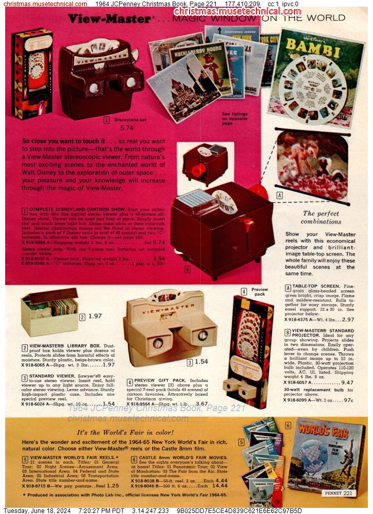 1964 JCPenney Christmas Book, Page 221